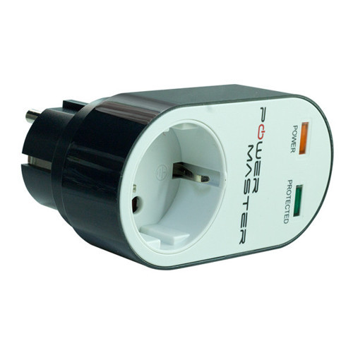 Oval Kasa Siyah Tekli Termal Akım Korumalı Priz (10A-2500W) PM-16620
