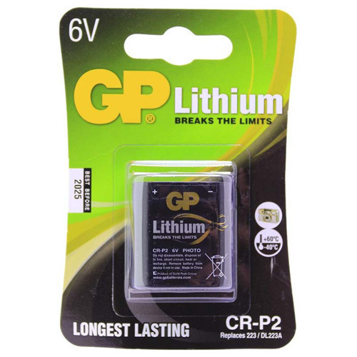 CRP2 6 Volt Lityum Fotoğraf Makinesi Pili Şarj Edilemez