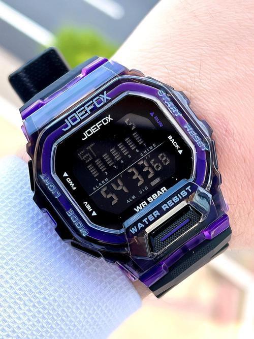 G-SHOCK Kasa Çok Renkli Digital 5Atm Suya Dayanıklı 2 Yıl Garantili Spor Kol Saati J-GS07
