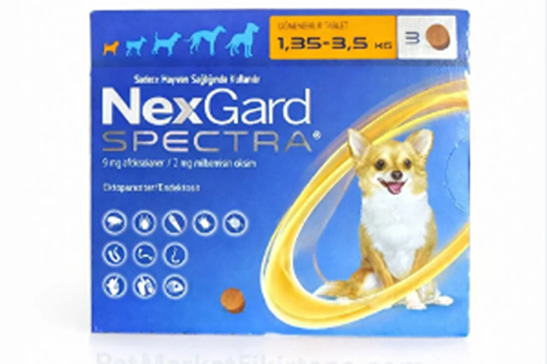 SPECTRA 1,5-3,5 KG KÖPEK TABLET