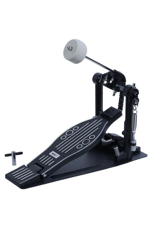 PD-10 Bateri Davul Single Kick Pedalı Çift Zincirli Ayarlanabilir Stabilizatör