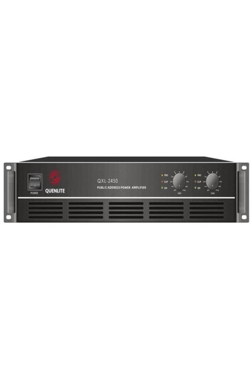 QXL-2450 Stereo Power Anfi 2x450 Watt Hat Trafolu 100V/8 Ohm