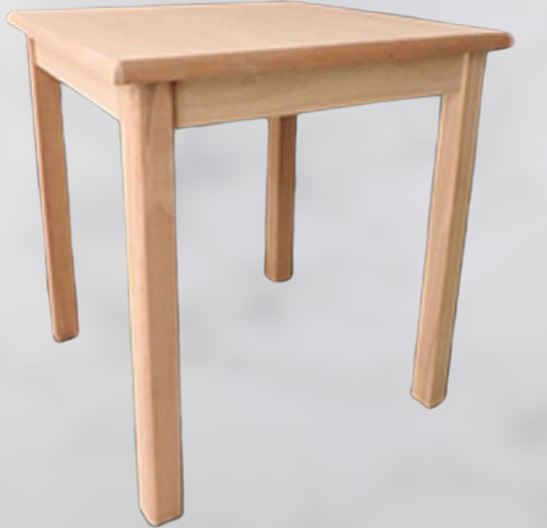 Masa 12908 RETRO Kayın Ahşap Panel Tabla Torna Ayak HAM Masa Kafe bar El YapıM