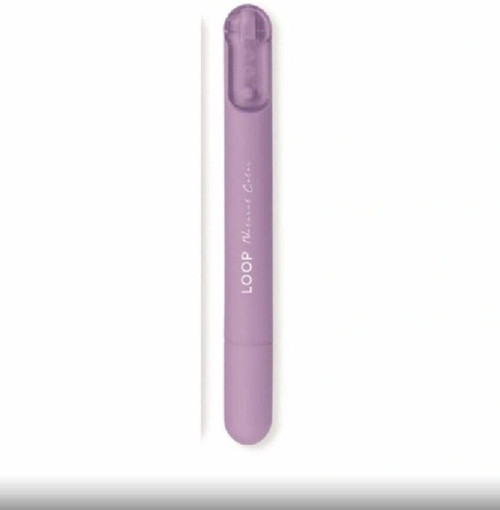 Fosforlu Markör Kalem Loop Pastel-Mor (12 Li Paket)