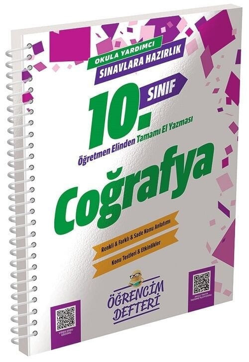 Murat Yayınları 10. Sınıf Coğrafya Öğrencim Defteri