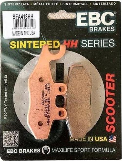 Sfa418hh 2010-2018 Piaggio MP3 300 Uyumlu Arka Fren Balatası Sinterli Balata