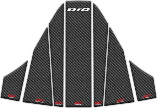 Honda Dio 2021-2024 Uyumlu Tank Pad Seti Karbon