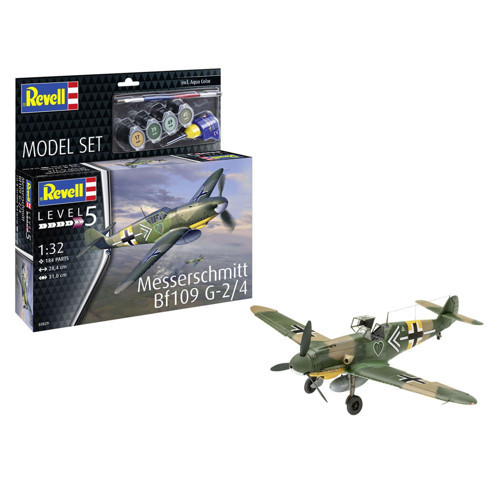 Model Set Uçak Messerschmitt Bf109 G-2/4 63829