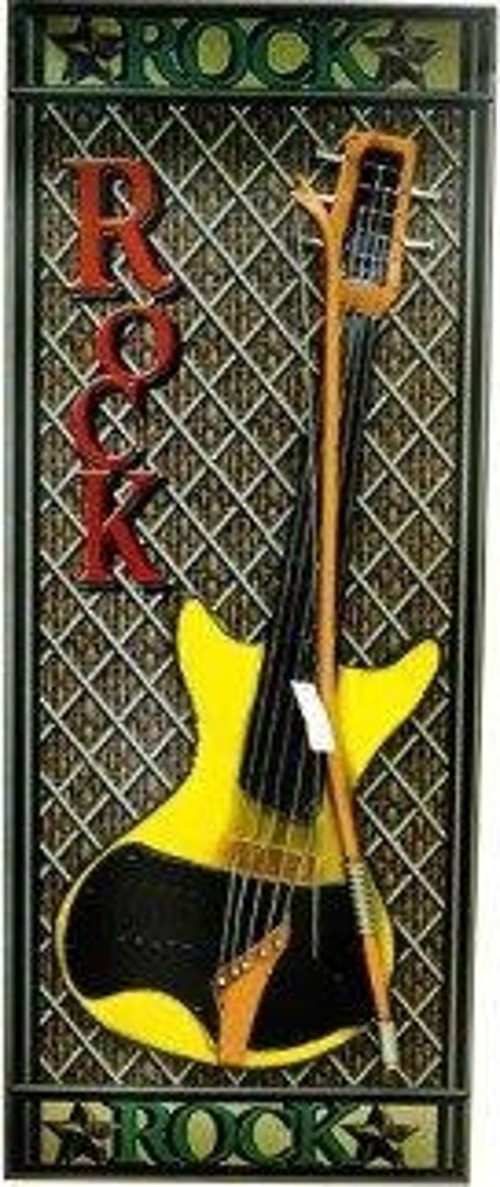 CLZ192 El Yapımı Metal Gitar Tablo Pano