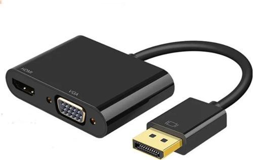 Displayport to Hdmi -Vga Çevirici Adaptör