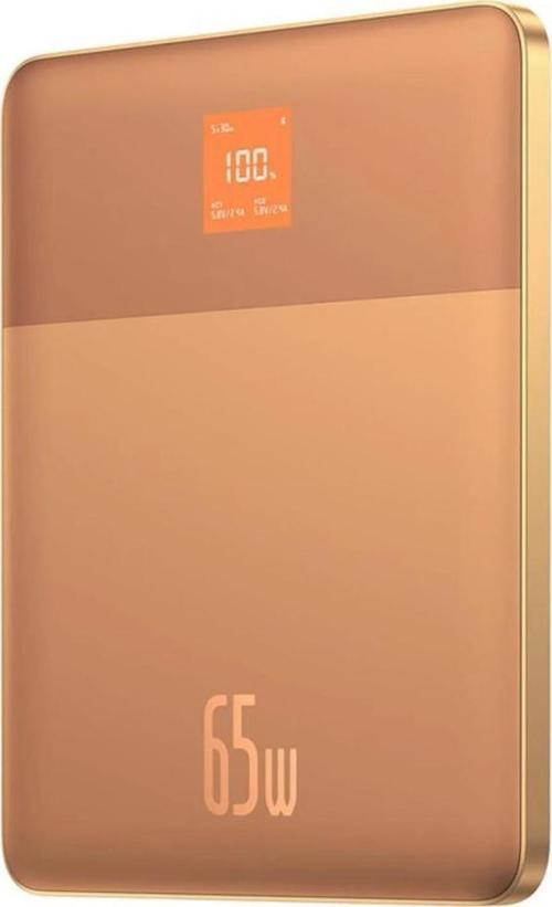 Süper İnce 65W 12000Mah Taşınabilir Şarj Cihazı Powerbank, Dijital Göstergeli, Akım Ve Isı Korumalı