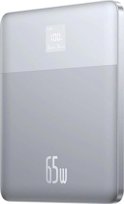 Süper İnce 65W 12000Mah Taşınabilir Şarj Cihazı Powerbank, Dijital Göstergeli, Akım Ve Isı Korumalı