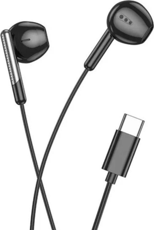 Type C Kablolu Mikrofonlu Kulaklık, HİFİ Ses, HD Mikrofonlu Type C Kulaklık