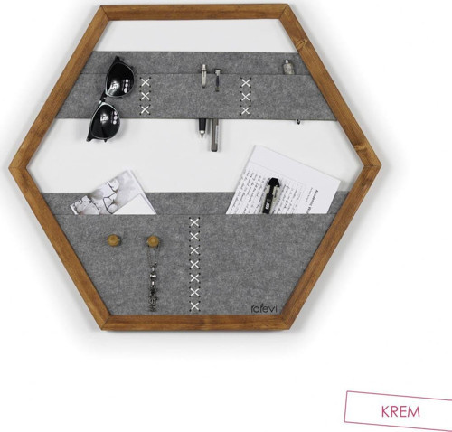 Tuva Organizer Pano (Krem)