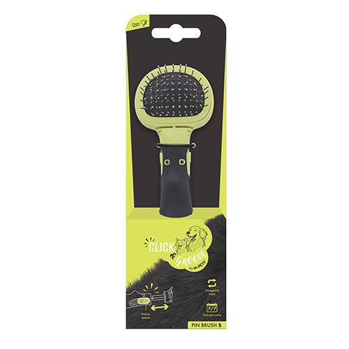 Click & Groom Masaj Uçlu Kedi ve Köpek Fırçası Small 8 x 6,5 x 5 cm