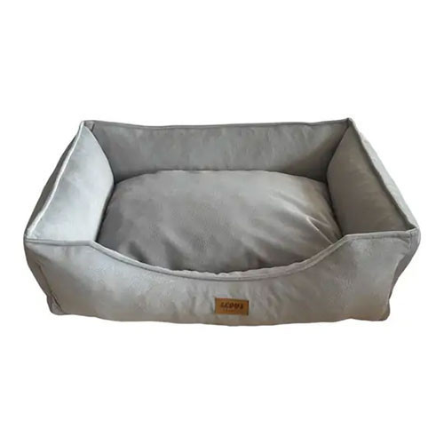 Dolce Premium Kedi ve Köpek Yatağı Açık Gri Small