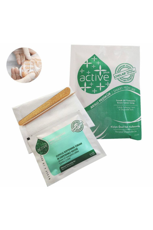 TEK KULLANIMLIK KİŞİYE ÖZEL HİJYENİK SUSUZ PEDİKÜR SETİ 25 ADET'Lİ PAKET