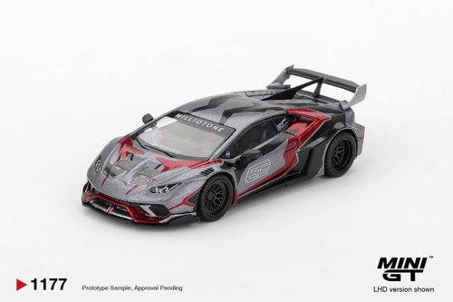 1/64 LB★WORKS Lamborghini Huracán GT RONIN MGT01177 Diecast Model Araba
