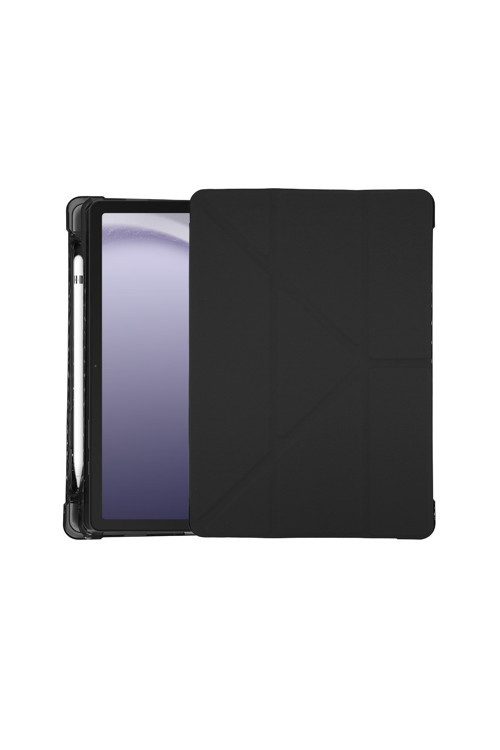 iPad 9.7 inç (5. ve 6. Nesil) Uyumlu Standlı Smart Tablet Kılıfı & Kapaklı - Kalem Bölmeli Siyah