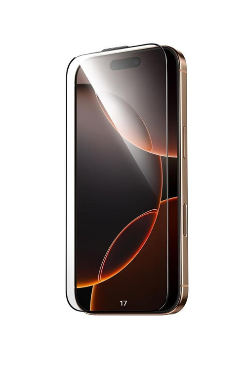 3D Curved 150° Tam Koruma iPhone 17 Uyumlu Kavisli Cam Ekran Koruyucu