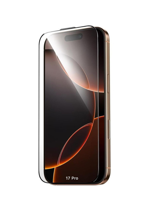 3D Curved 150° Tam Koruma iPhone 17 Pro Uyumlu Kavisli Cam Ekran Koruyucu