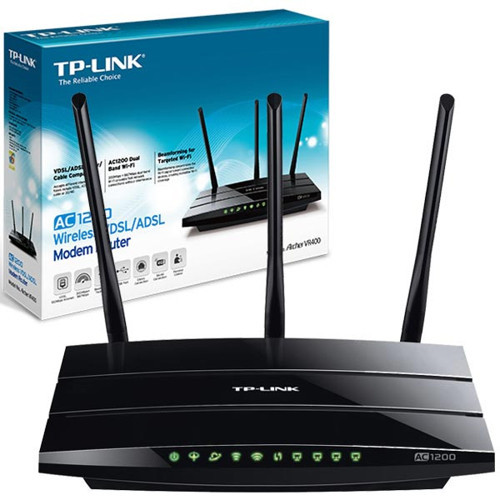 Archer-VR400 AC1200 Dual Band 1200 Mbps Vdsl Modem Router