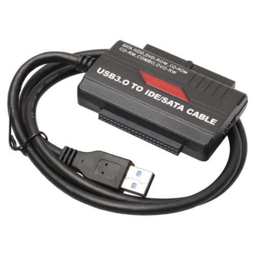RXD-338U3 USB 3.0 IDE-SATA Dönüştürücü Çevirici Adaptör Seti (Adaptör + Güç Kaynağı + Bağlantı Kabloları)