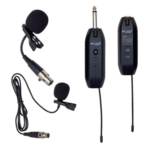 MV-19589 Uhf Yaka Tipi Enstrüman İkili Mikrofon Set