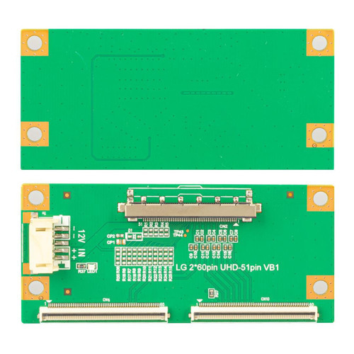 2*60 Pin- 51 Pin LG T-CON Flexi Çevirici Board
