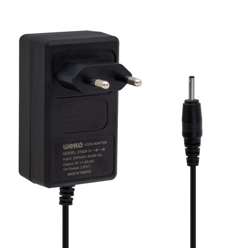 9 Volt 2 Amper İnce Uç Tablet Pc Adaptörü