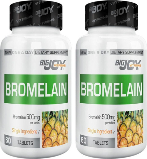 Vitamins Bromelain 60 Tablet 2'Li Set
