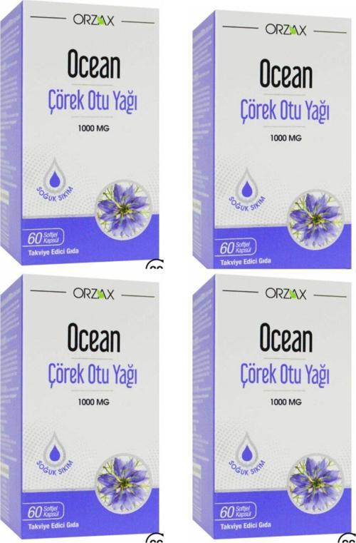 Çörek Otu Yağı 1000 Mg 60 Kapsül 4 Adet