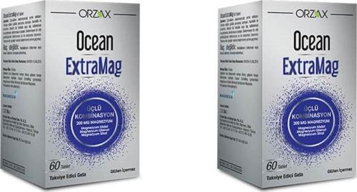 Extramag 200 Mg Magnezyum 60 Tablet 2'Li Paket