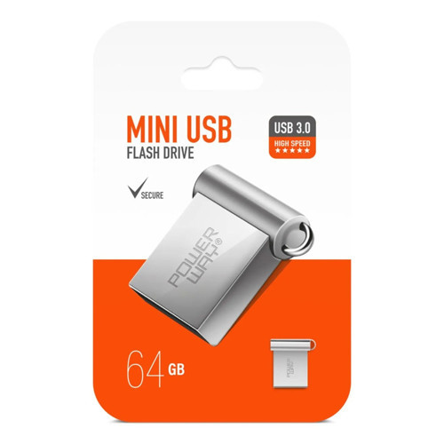 64GB USB 3.0 Metal Mini Flash Bellek