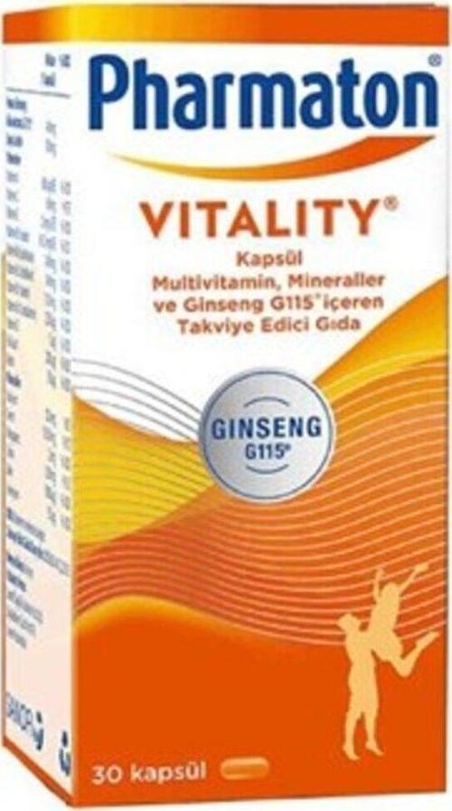 Vitality 30 Tablet - Ginseng G115, Multivitamin Ve Mineraller