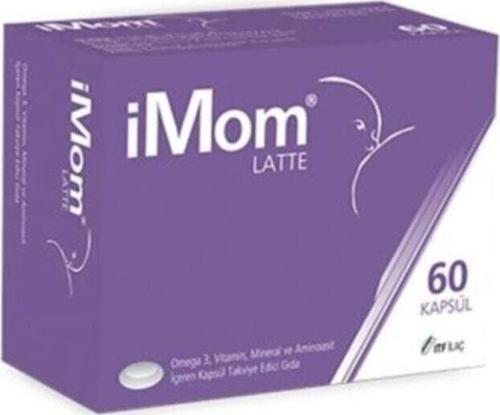 Imom Latte Omega 3 - Mineral - Vitamin Içeren Takviye Edici Gıda 60 Kapsül