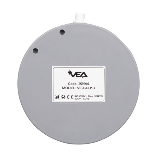 VE-G605Y 5'li Anahtarlı 1.5 Metre Grup Priz