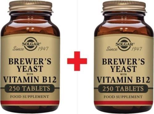 Brewer'S Yeast With Vitamin B12 250 Tablet 2'Li Avantaj Paketi