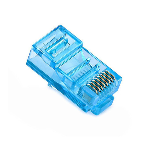 PM-22702 RJ45 RJ45 CAT6 8P/8C Mavi Soket (100'lü Paket)