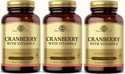 Cranberry Extract With Vitamin C 60 Kapsül 3 Adet