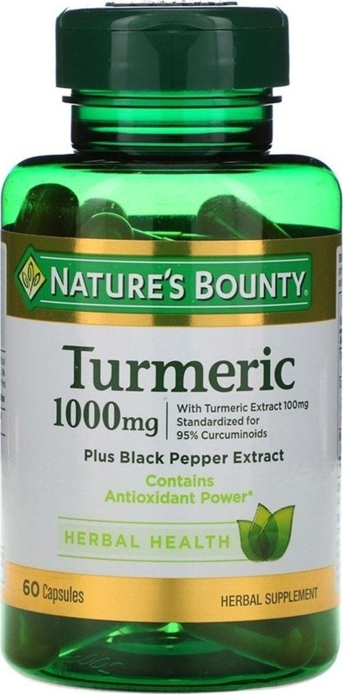 Turmeric 1000 Mg Plus Black Pepper 60 Kapsül