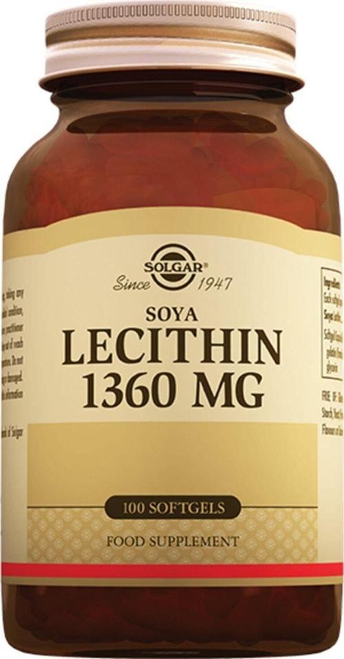 Soya Lecithin 1360 Mg 100 Kapsül