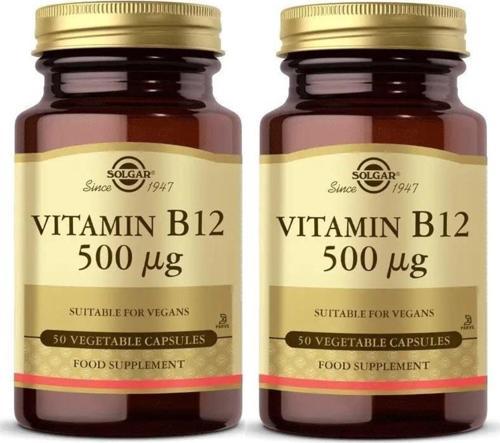 Vitamin B-12 500 Mg 50 Kapsül 2 Adet