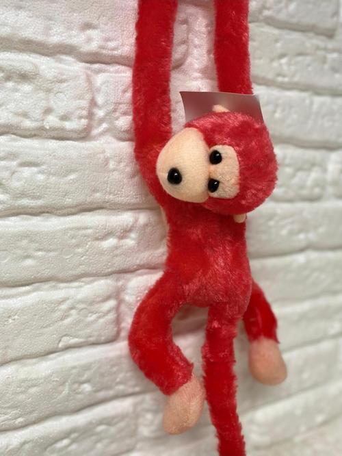 Peluş Sarılan Tatlı Sesli Çığlık Atan Maymun 50cm