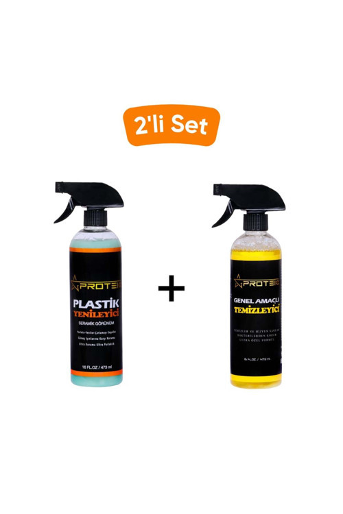 Genel Amaçlı Temizleyici + Plastik Yenileyici