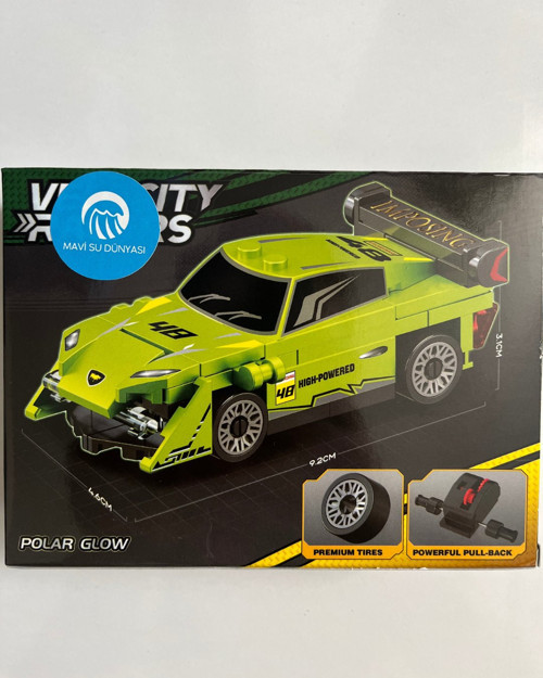 Araba Lego 62 Parça Yeşil Renkli