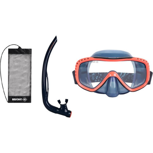 Atoll Set Maske Şnorkel Set - Coral Coral-Tek Beden