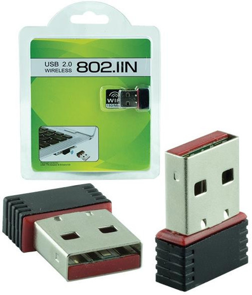 802.11N Kablosuz Mini Adaptör 7601 İşlemcili Hd Uydu Destekli