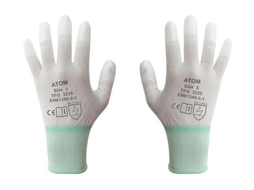 TFG-3233S Parmak Ucu Korumalı Antistatik Eldiven Small