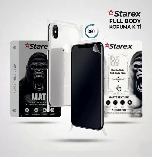 Xiaomi Mi 17T PRO Ekran Koruyucu MATTE HAYALET - Full Arka Kaplama 360 Koruma STAREX